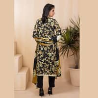 Ideas Linen Unstitched Digital Printed Suit LT-22018 3Pcs - image 5
