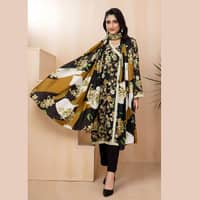 Ideas Linen Unstitched Digital Printed Suit LT-22018 3Pcs - image 3