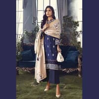 Ideas Unstitched Woven Pashmina Shawl Suit AP-12097 3PC - image 4