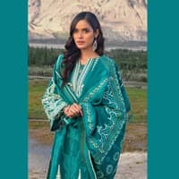 Ideas Unstitched Printed Pashmina Shawl Suit AP-12051 3PC - image 5