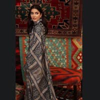 Ideas Unstitched Printed Linen Suit LT-12019A 3PC - image 5