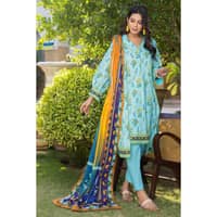 Lawn Unstitched Digital Printed Suit CL-32208 3PC - image 4