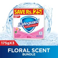 Safeguard Bar Soap Floral Scent 175g (Pack Of 3)