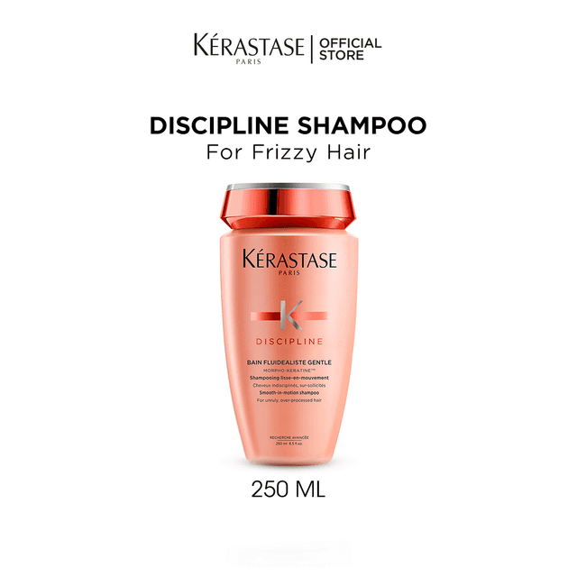 Kerastase Discipline Sulfate Free Shampoo 250ml - For Frizzy & Unruly Hair