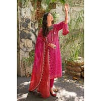 Unstitched Chunri Lawn Suit CL-32039A 3PC - image 4