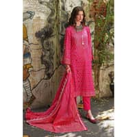 Unstitched Chunri Lawn Suit CL-32039A 3PC - image 2