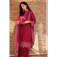 Unstitched Chunri Lawn Suit CL-32163B 3PC - image 4