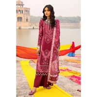 Chunri Lawn Unstitched Suit CL-22213A 3PC - image 3