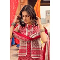 Chunri Lawn Unstitched Suit CL-22212A 3PC - image 5