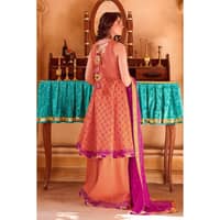 Embroidered Chunri Lawn Unstitched Suit With Chiffon Dupatta BM-32008 3PC - image 5