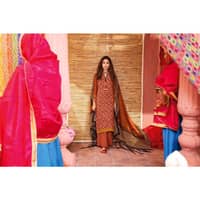 Chunri Lawn Unstitched Suit CL-32055B 3PC - image 3