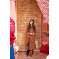 Chunri Lawn Unstitched Suit CL-32055B 3PC - image 2