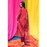 Chunri Lawn Unstitched Suit CL-22213B 3PC - image 5