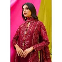 Chunri Lawn Unstitched Suit CL-22213B 3PC