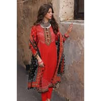 Chunri Lawn Unstitched Suit CL-32092B 3PC - image 3