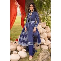 Chunri Lawn Unstitched Lacquer Printed Suit CL-32255B 3PC - image 4