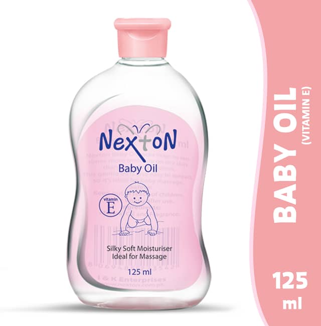 Nexton  Vitamin E Baby Oil Pink 125ml