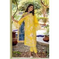 Ideas Embroidered Lawn Unstitched Digital Printed Suit CL-32066 3PC - image 2