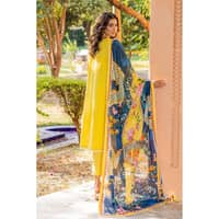 Ideas Embroidered Lawn Unstitched Digital Printed Suit CL-32066 3PC - image 5