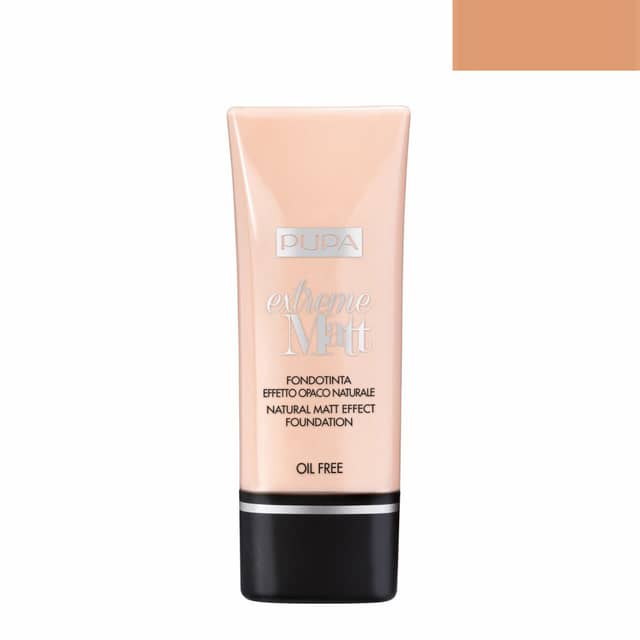 Pupa Extreme Matt Natural Matt Effect Foundation - Medium Beige
