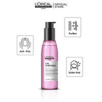 L'Oreal Professionnel Serie Expert Liss Unlimited Shine Perfecting Blow Dry Hair Oil 125ml - image 2