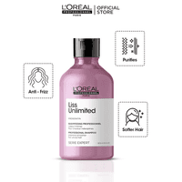 L'Oreal Professionnel Serie Expert Liss Unlimited Shampoo 300ml- For Frizzy & Unruly Hair - image 2