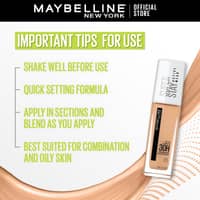 Maybelline New York SuperStay Full Coverage 24H Liquid Foundation - image 6
