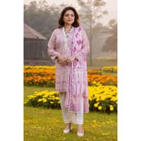 Ideas Printed Lawn Unstitched Suit CL-42195 A - image 4