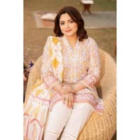Ideas Printed Lawn Unstitched Suit CL-42195 B - image 6