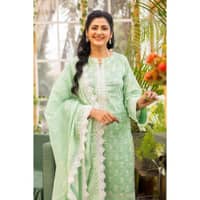 Ideas Embroidered Printed Lawn Unstitched Suit DN-42030 3PC - image 2