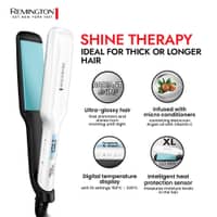S8550 Remington Shine Therapy Wide Plate Straightener