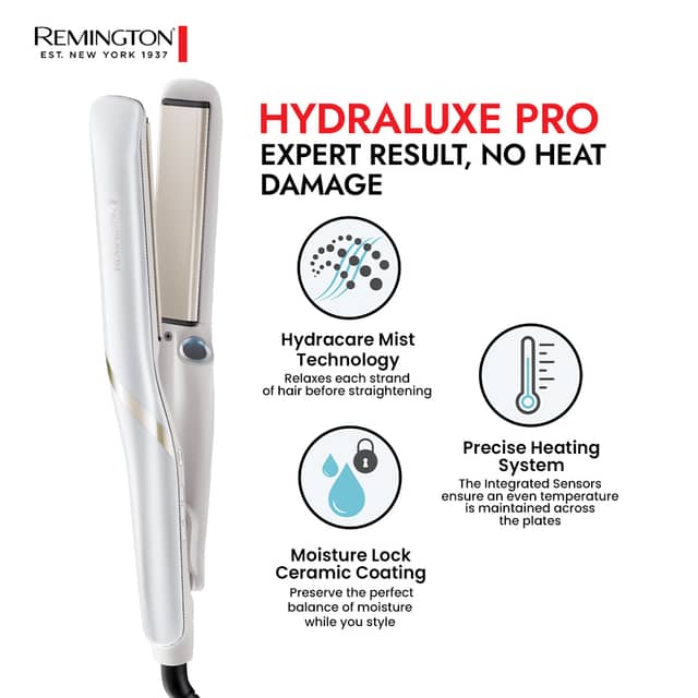S9001 Remington Hydra Luxe Pro Straightener
