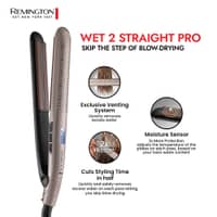 S7970 Remington Wet 2 Straight Pro Hair Straightener Bronze
