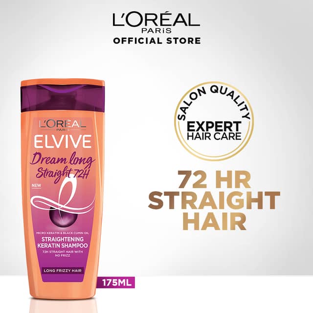 Loreal Paris Elvive Dream Long Straightening Keratin Shampoo 175ml