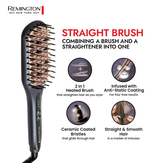 CB7400 Remington Hair Straightening  Brush