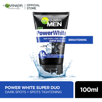 Garnier Men Turbo Bright Super Duo Foam 100ml For Brighter Skin