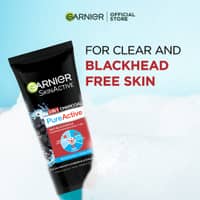 Garnier Skin Active 3-in-1 Charcoal Blackhead Face Wash Mask Scrub 50ml - image 2