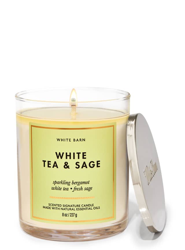 Bath And Body Works Candle White Tea & Sage227g