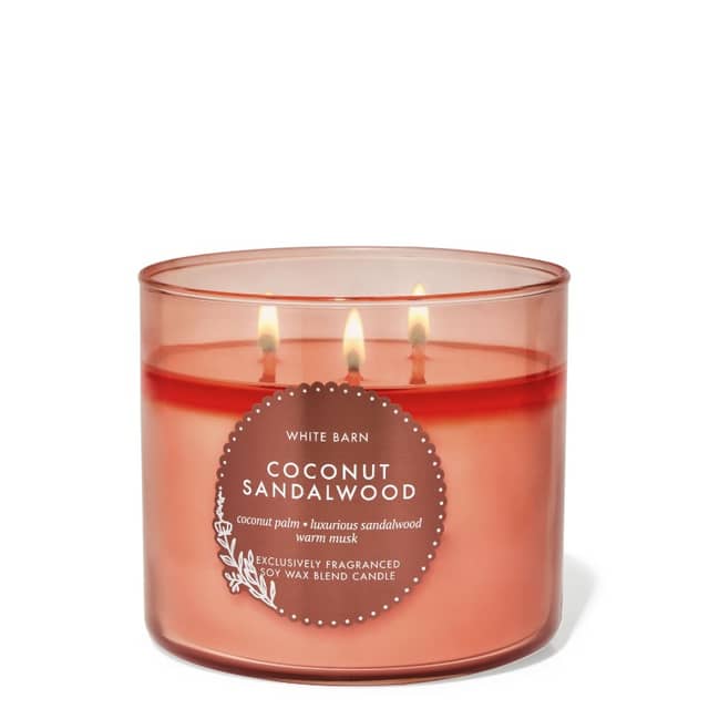 Bath And Body Works Coconut Sandalwood 3-Wick Candle