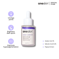 OneSkin Pigment Corrector Azelaic Acid 1% Salicylic Acid 0.2% Papaya Extract Serum 30ml - image 2