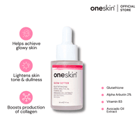 OneSkin Glow Getter Glutathione Alpha Arbutin 2% Vitamin B3 Avocado Oil Extract 30ml - image 2