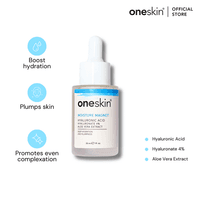 OneSkin Moisture Magnet Hyaluronic Acid 4% Aloe Vera Extract Serum 30ml - image 2