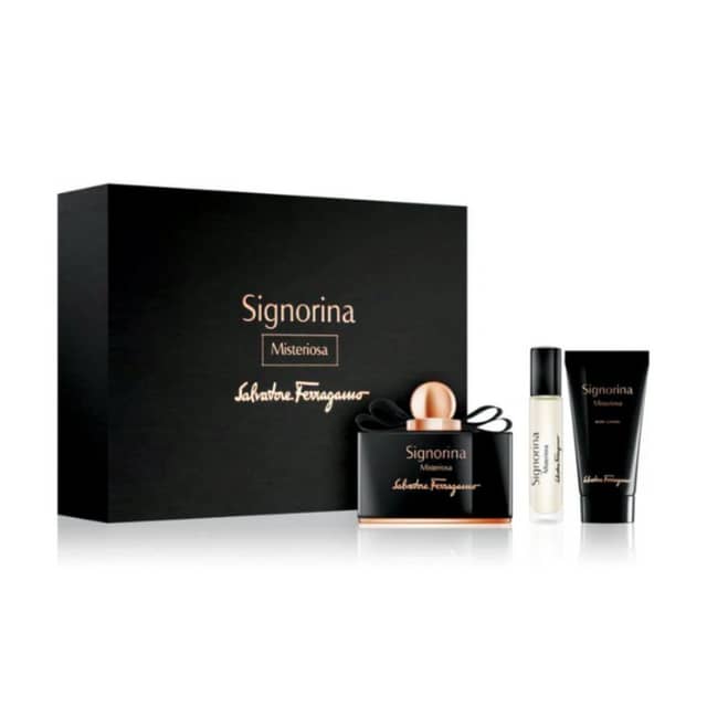 Salvatore Ferragamo Ladies Signorina Gift Set Fragrances EDP 100ml+EDP 5ml+Body Lotion 50ml