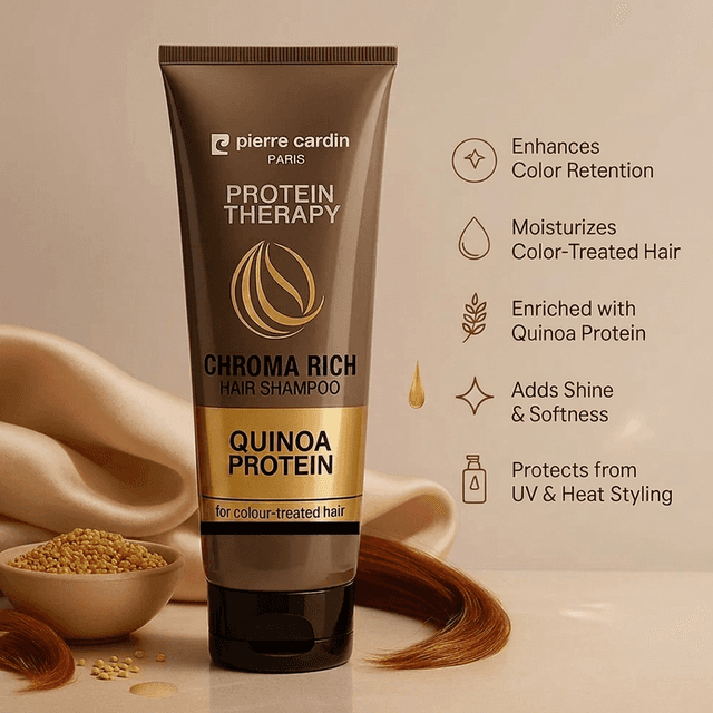 Pierre Cardin Paris Protein Therapy Shampoo 250ml - 	Chroma Rich