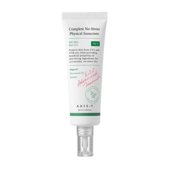 AXIS-Y - Complete No-Stress Physical Sunscreen SPF 50+ PA++++V3 50ml