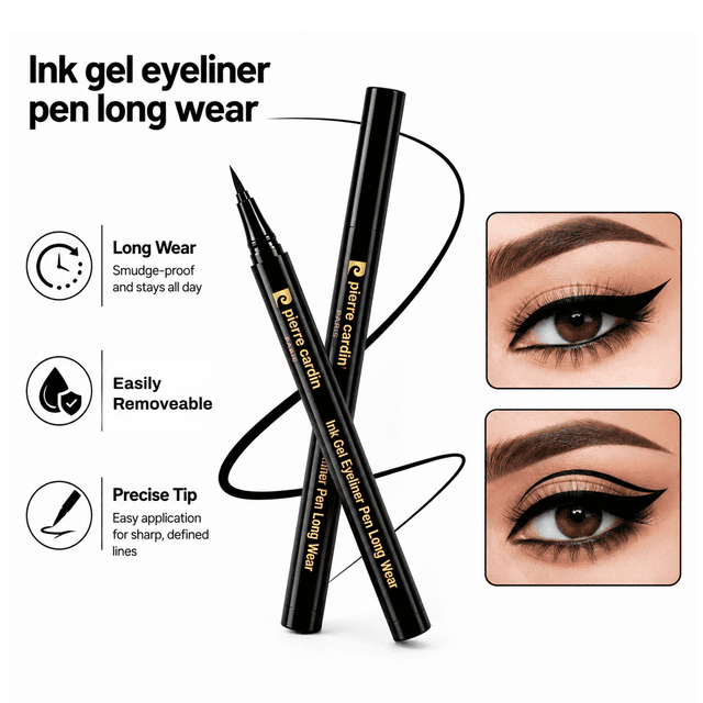 Pierre Cardin Ink Gel Eyeliner Pen Easy Removing