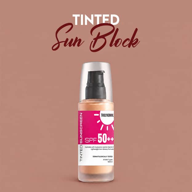 Truly Komal  Tinted Sunscreen SPF 50 PA++  SPF 50 PA++ 50ml