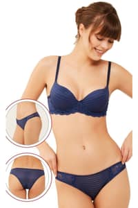 US Polo Assn Soft Cup Bra Slip Set 66291
