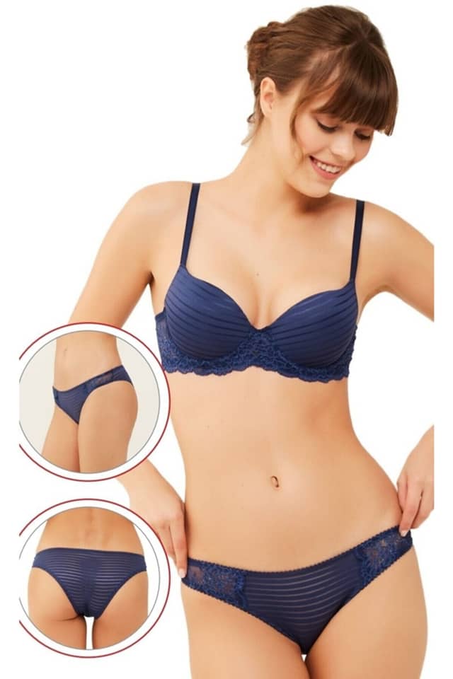 US Polo Assn Soft Cup Bra Slip Set 66291