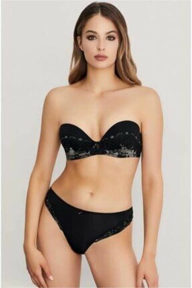 Eros Lingerie Serena Strapless Empty Cup Bra Set ersk850